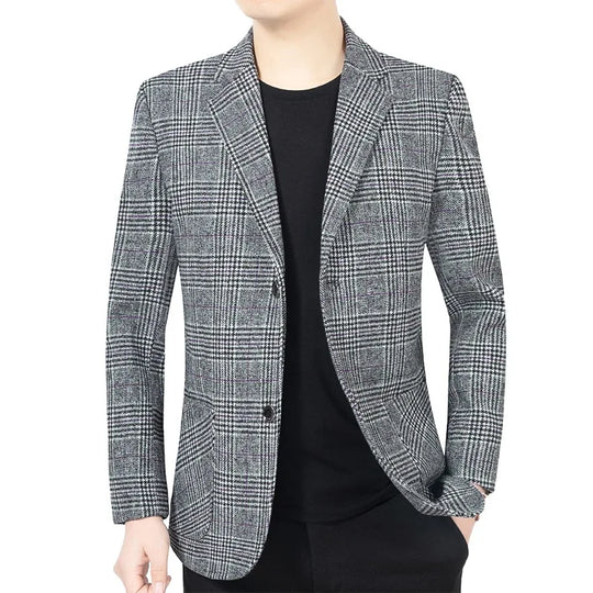 Valentino | Elegante Tweed-Blazer voor Heren