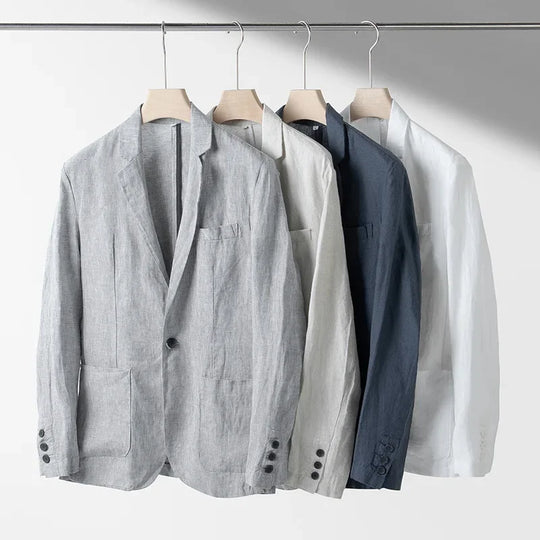 Dan | Lichte Heren Linnen Blazer