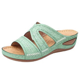 Orthopedische dames sandalen met een gevormde inlegzool