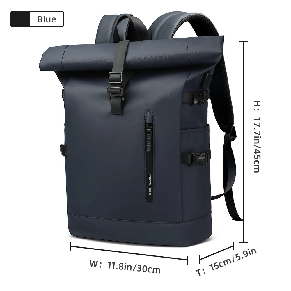 HK Waterdichte Reistas met USB – Uitbreidbare Rugzak – 15.6 inch Laptop Rugtas voor Reizen, Fietsen en Outdoor