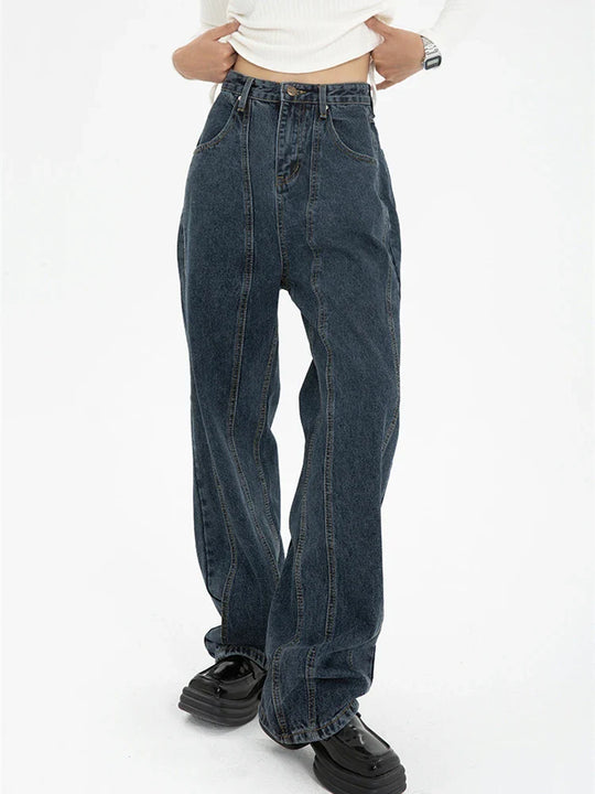 Dames Baggy Jeans in Wide-Leg Stijl