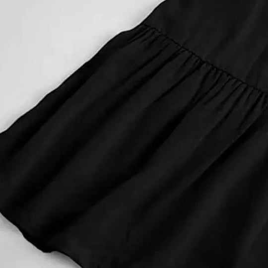 Luchtige Zomer Mini Jurk met V-Hals