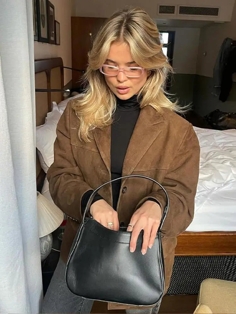 Dames Button-Up Winterjas | Oversized Pasvorm | Functionele Zakjes