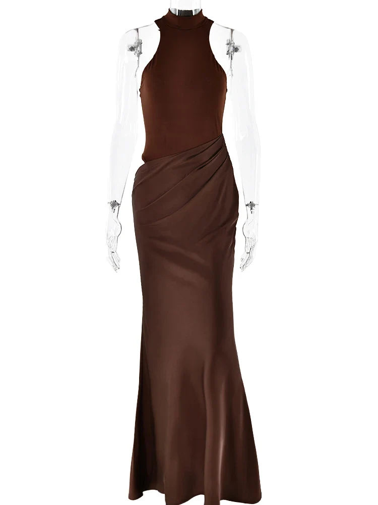 Elegante avondjurk met blote rug