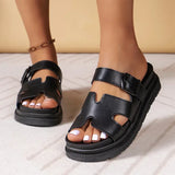Dames Sandalen op Platform met Verstelbare Bandjes