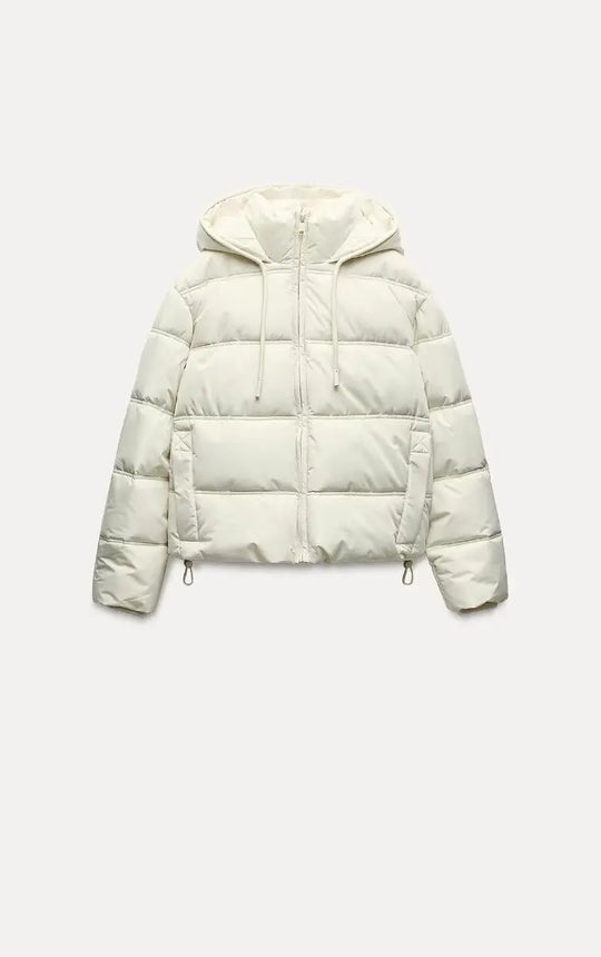 Dames Casual Gewatteerde Pufferjas met Capuchon | Lichtgewicht Gequilte Winterjas