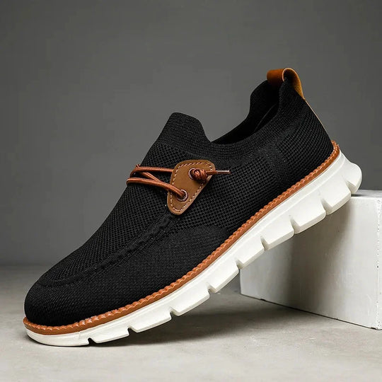 Heren Lichtgewicht Instap Sneakers met Gevoerde Zoolontwerp