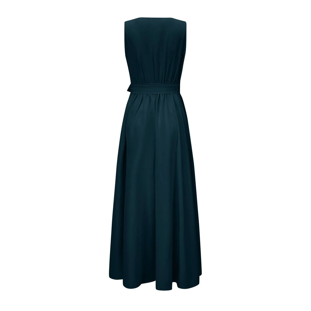 Elegante Maxi Jurk met Wikkeldecolleté