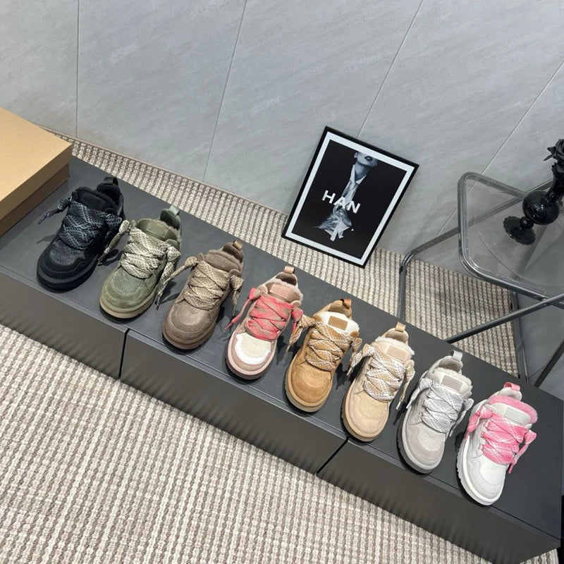 Vrouwen | Lage Fashion Laarzen | Casual | Comfortabel en Warm | Veelzijdige Sneeuwlaarzen