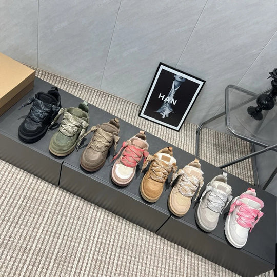 Vrouwen | Lage Fashion Laarzen | Casual | Comfortabel en Warm | Veelzijdige Sneeuwlaarzen