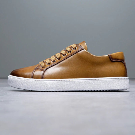 Enzo | Heren Sneaker van Leer