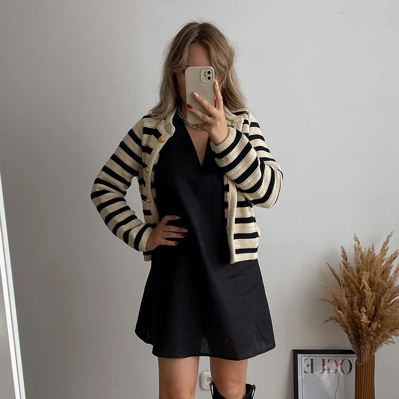 Dames Linnen Jurk Zonder Mouwen