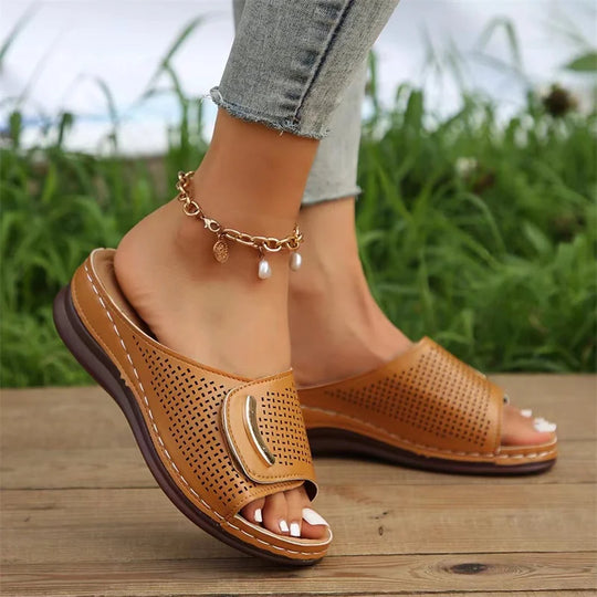 Dames Orthopedische Sandalen met Perforatie
