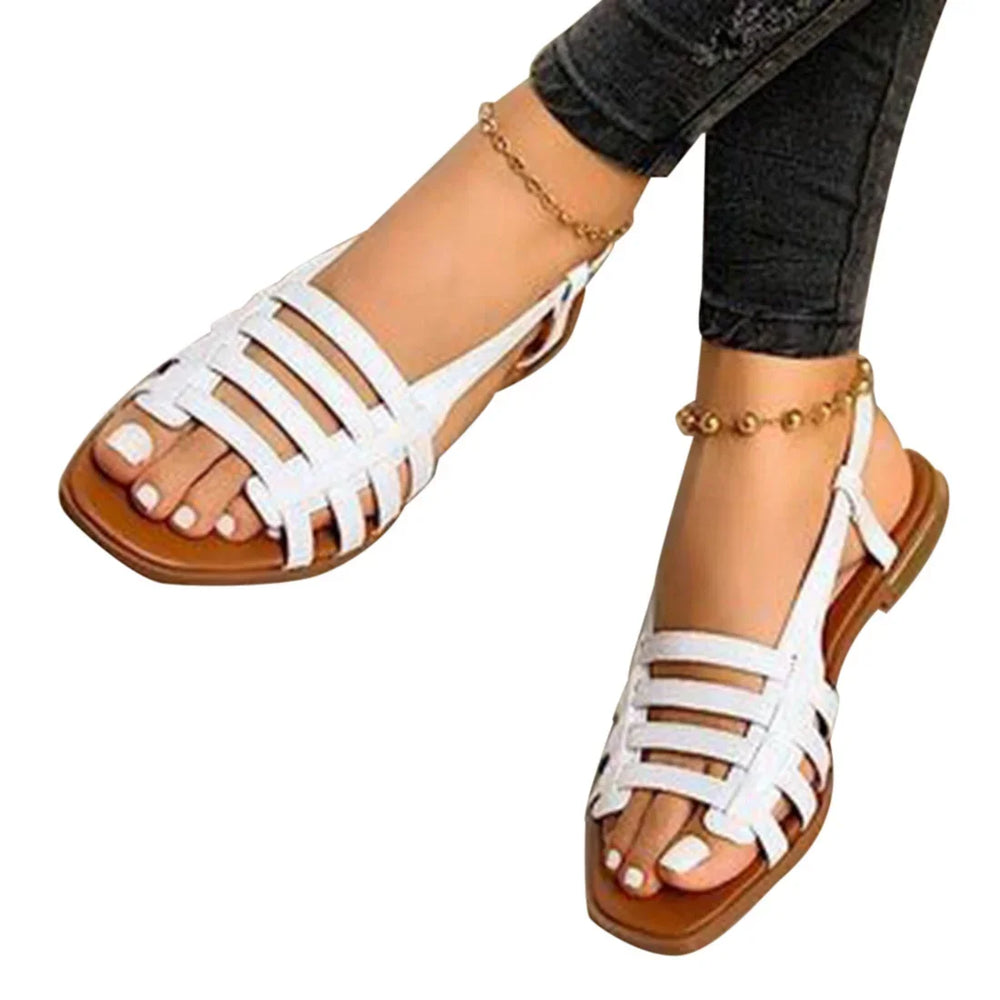 Elegante dames sandalen met een meerbanden ontwerp