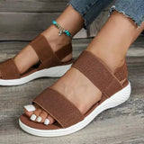 Stijlvolle Dames Sandalen met Platte Zool