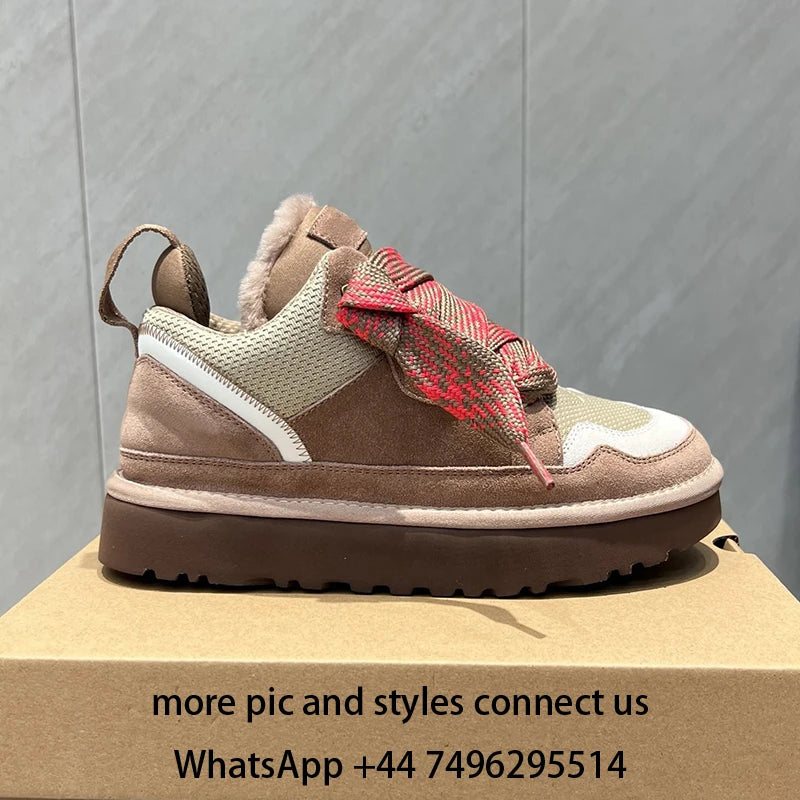 Vrouwen | Lage Fashion Laarzen | Casual | Comfortabel en Warm | Veelzijdige Sneeuwlaarzen