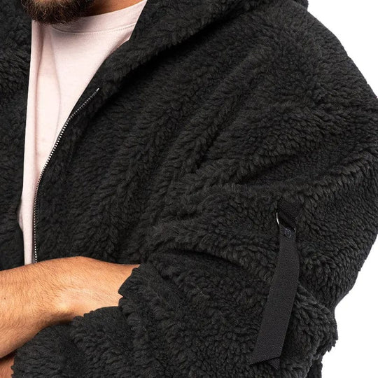 Gevoerde Hoodie met Rits en Zak op de Mouw voor Volwassenen | Ideaal voor de Winter