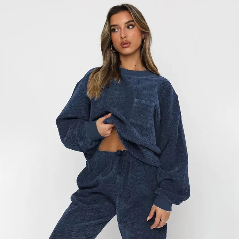 Genovia - Corduroy Tweedelige Damesset