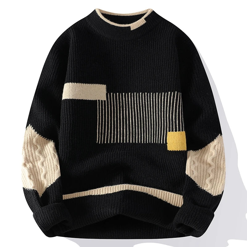 The Nordic Sweater | Mockneck en Patchwork