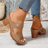 Dames Sandalen met Hakken en Open Neus