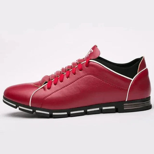 Heren Casual Veterschoenen met Contrasterende Zolenontwerp