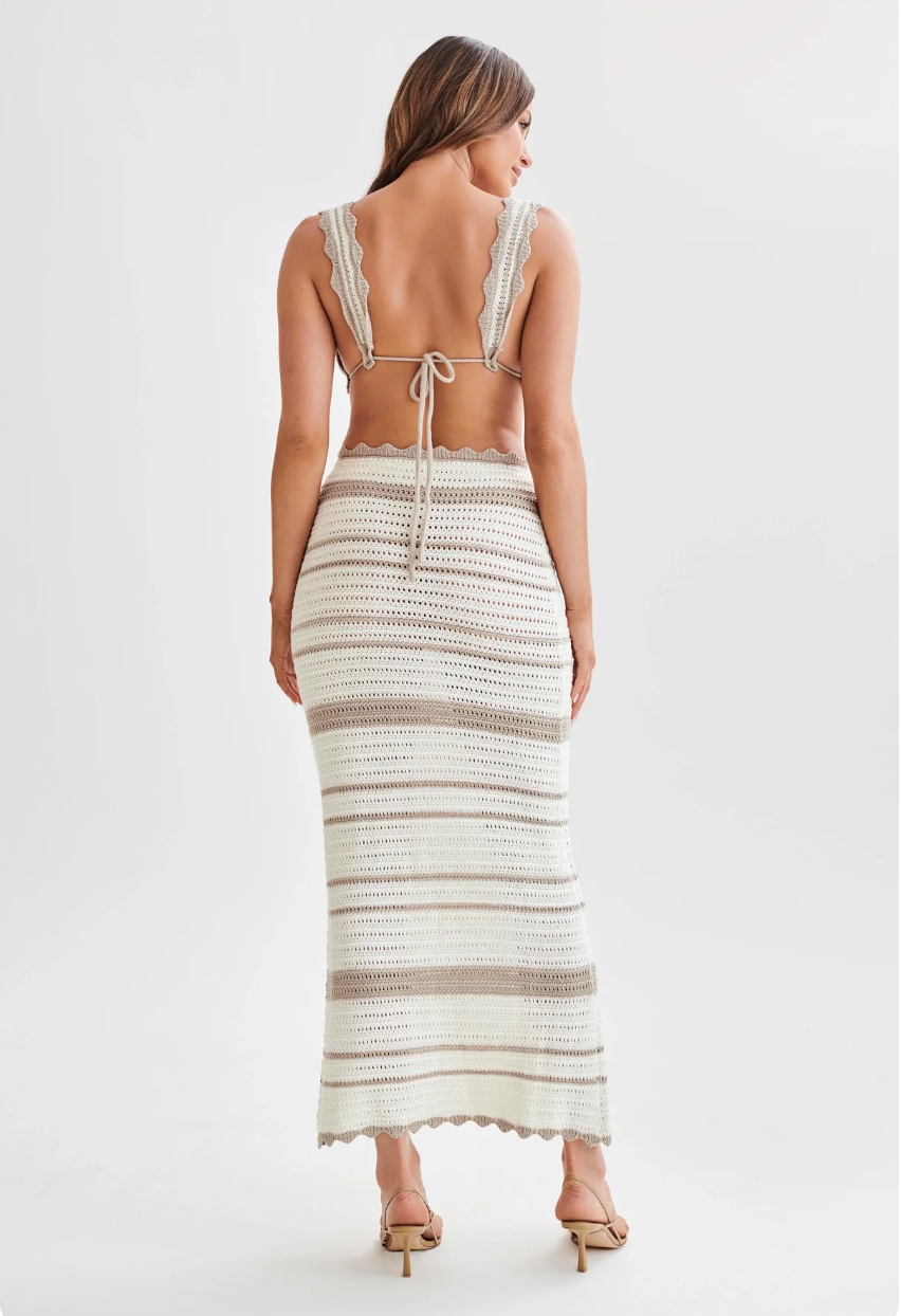 Candice | Klassevolle Set | Gehaakt | Gestreept | Modieus | Comfortabel