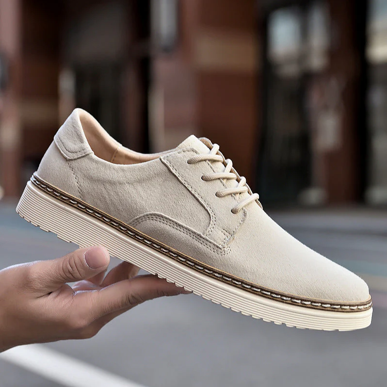 Berto – Leren Heren Sneakers met Vetersluiting | Stijlvol & Comfortabel