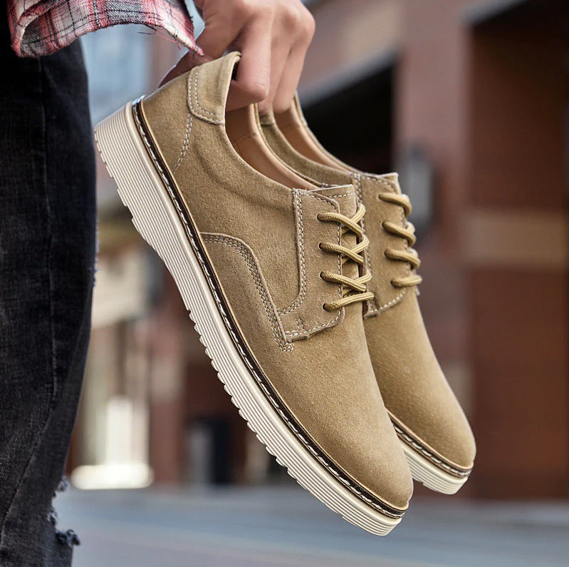Berto – Leren Heren Sneakers met Vetersluiting | Stijlvol & Comfortabel