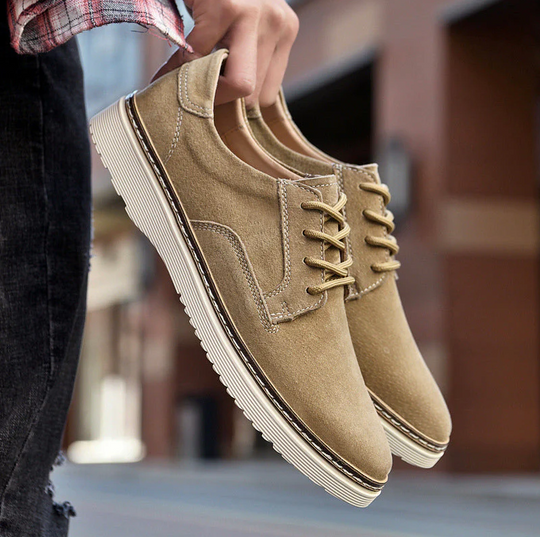Berto – Leren Heren Sneakers met Vetersluiting | Stijlvol & Comfortabel
