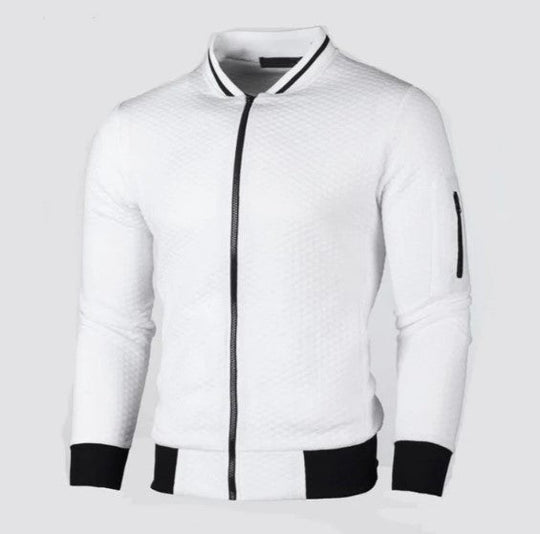 Heren Sweatshirt met Rits en Hoge Kraag | Ideaal voor Dagelijks Gebruik