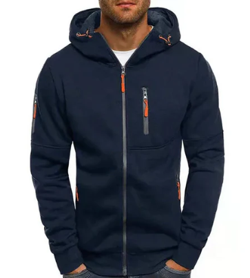 Fleece Jacket met Rits voor Heren | Ideaal voor Dagelijks Gebruik