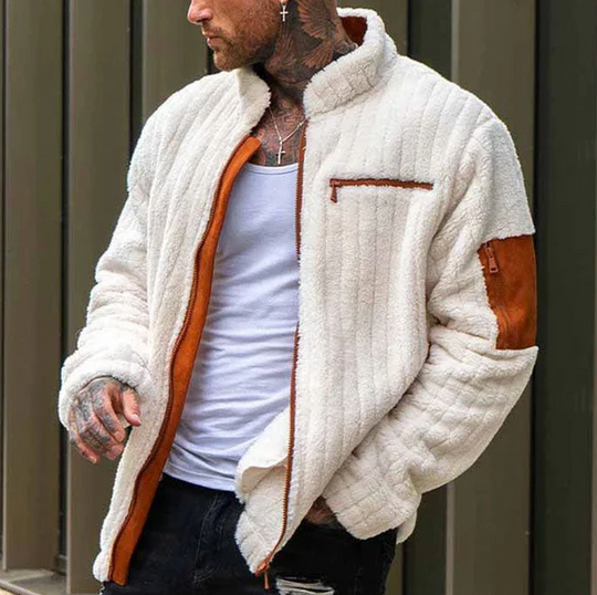 Lichte Herenjas met Rits | Ideaal voor Buitenactiviteiten