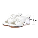 Dames Elegante Sandalen met Hak en Kruisende Bandjes