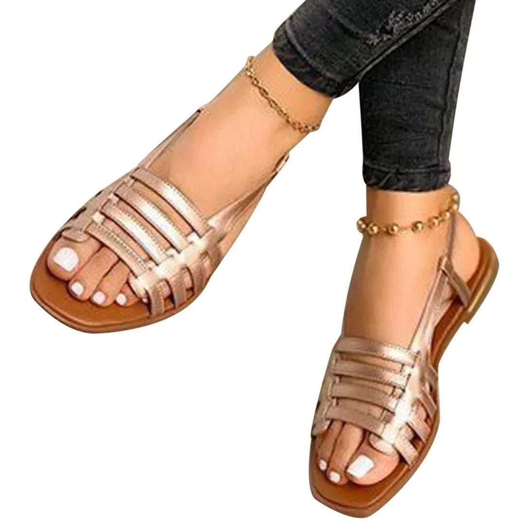 Elegante dames sandalen met een meerbanden ontwerp