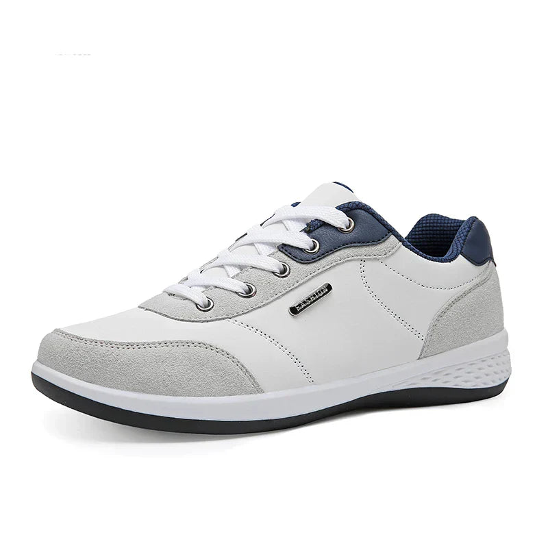 Heren Casual Veterschoenen met Contrasterende Paneel Details