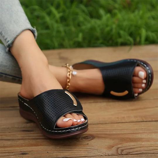 Dames Orthopedische Sandalen met Perforatie
