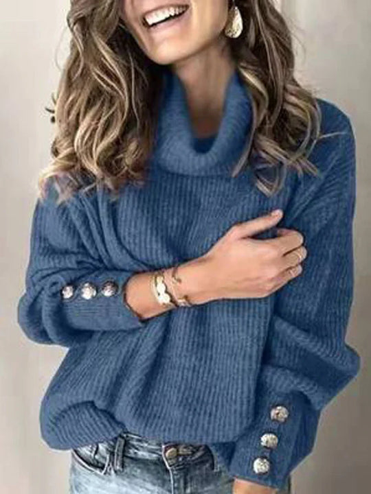 Noor™ | Casual Coltrui voor Vrouwen – Warm, Stijlvol & Tijdloos