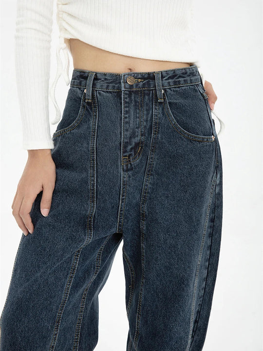 Dames Baggy Jeans in Wide-Leg Stijl