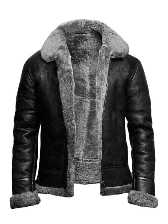 Lange Mantel met Klassieke Kraag voor Mannen | Ideaal voor Herfst en Winter