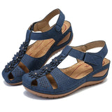 Dames Orthopedische Sandalen met Bloemdecor
