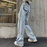Jeans met Zijdelingse Band