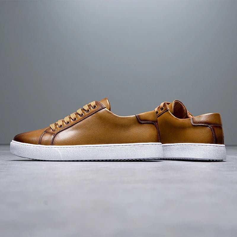 Enzo | Heren Sneaker van Leer