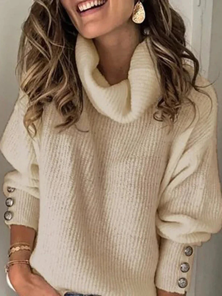 Noor™ | Casual Coltrui voor Vrouwen – Warm, Stijlvol & Tijdloos