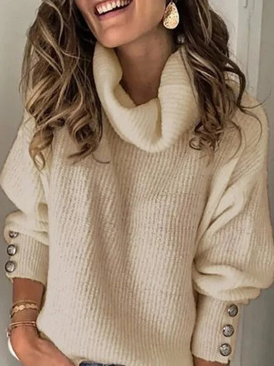 Noor™ | Casual Coltrui voor Vrouwen – Warm, Stijlvol & Tijdloos