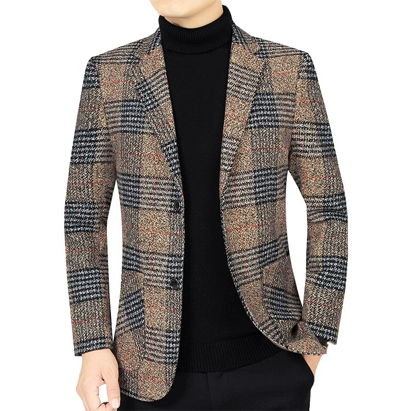 Valentino | Elegante Tweed-Blazer voor Heren