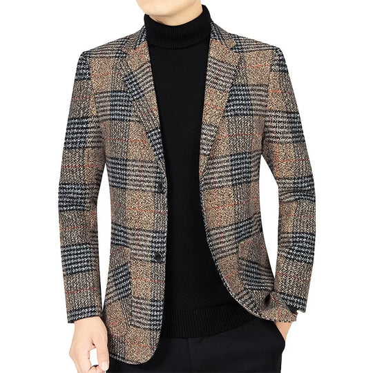 Valentino | Elegante Tweed-Blazer voor Heren