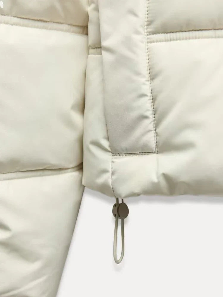 Dames Casual Gewatteerde Pufferjas met Capuchon | Lichtgewicht Gequilte Winterjas