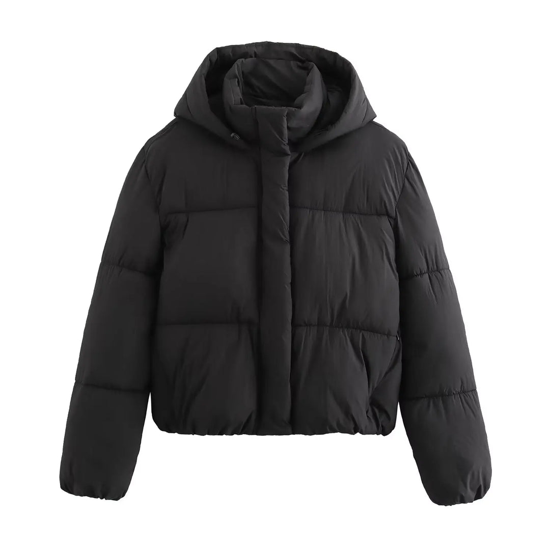 Dames Pufferjack | Met Capuchon en Dikke Gevoerde Constructie | Warme Winterjas