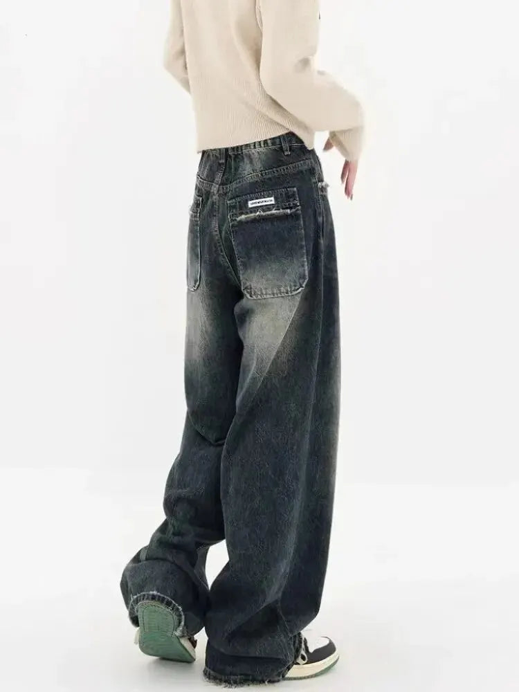 Dames jeugd baggy jeans