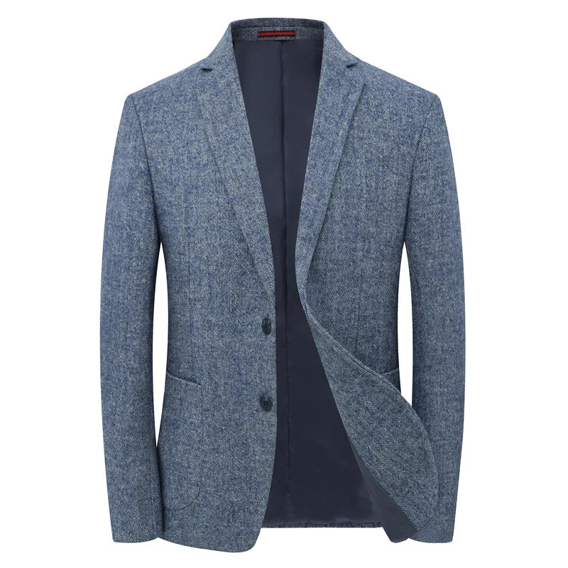 Givano | Elegante Herenblazer in Grijs